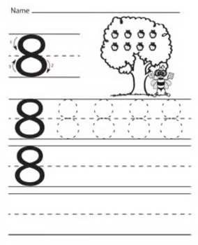 number tracing worksheets