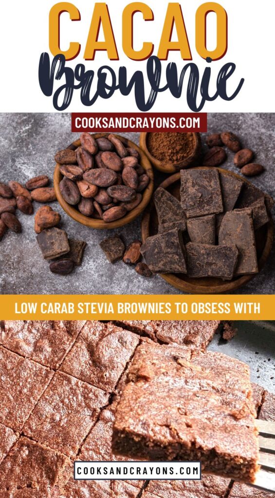 Forget the box mix! 3 Ingredient Stevia Brownies - homemade, healthy & crazy good! 