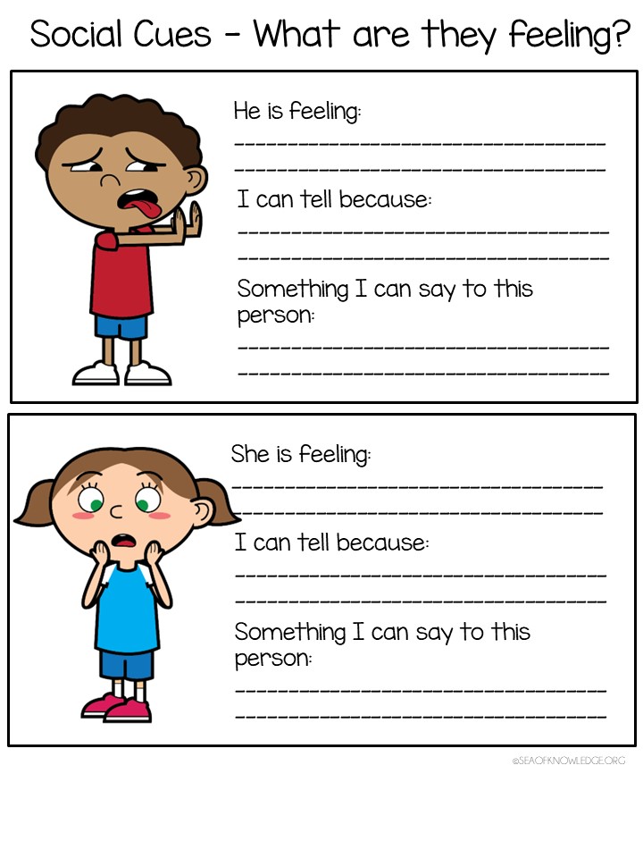 Over 30+ FREE & fun emotions worksheets and senses activities in helping children understand and express their feelings. Learn about identifying emotions worksheets, "What Are They Feeling" worksheets, and emotion senses worksheets. 