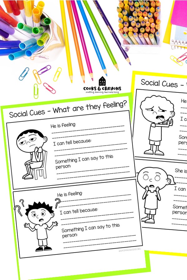 Over 30+ FREE & fun emotions worksheets and senses activities in helping children understand and express their feelings. Learn about identifying emotions worksheets, "What Are They Feeling" worksheets, and emotion senses worksheets. 