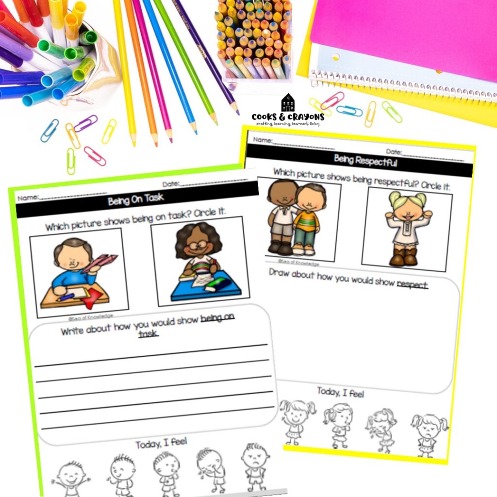 Looking for effective social development activities for 3-5 year olds? Get our free printable workbook with 62 pages of fun journal prompts to boost your child's skills.