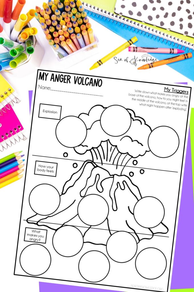 Help kids understand and control their emotions with the Volcano Anger Worksheet. Discover step-by-step anger management techniques, printable worksheets, calm-down strategies, and fun activities to teach children how to manage their feelings effectively. Perfect for parents, teachers, and caregivers!