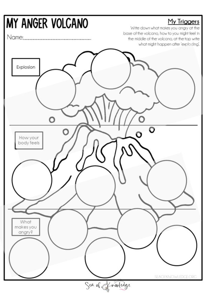 Help kids understand and control their emotions with the Volcano Anger Worksheet. Discover step-by-step anger management techniques, printable worksheets, calm-down strategies, and fun activities to teach children how to manage their feelings effectively. Perfect for parents, teachers, and caregivers!