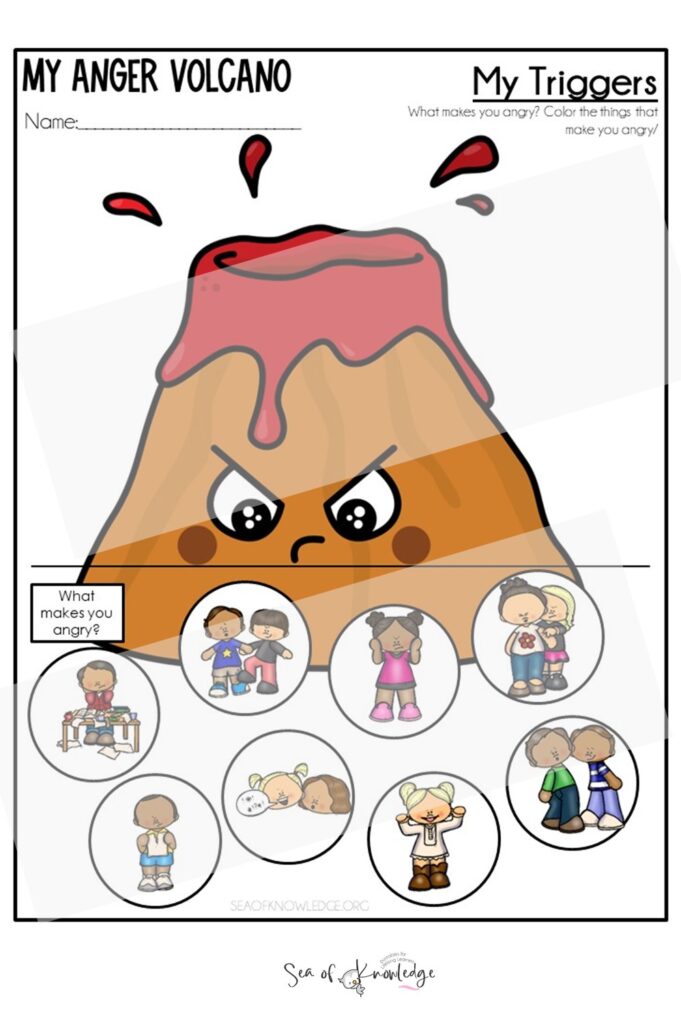 Help kids understand and control their emotions with the Volcano Anger Worksheet. Discover step-by-step anger management techniques, printable worksheets, calm-down strategies, and fun activities to teach children how to manage their feelings effectively. Perfect for parents, teachers, and caregivers!