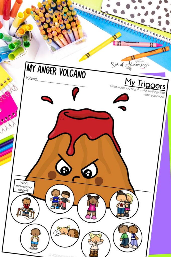 Help kids understand and control their emotions with the Volcano Anger Worksheet. Discover step-by-step anger management techniques, printable worksheets, calm-down strategies, and fun activities to teach children how to manage their feelings effectively. Perfect for parents, teachers, and caregivers!