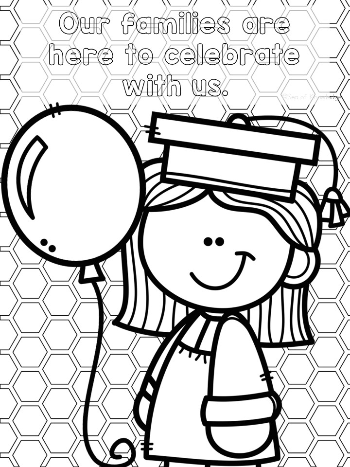 Preschool Graduation Coloring Pages. I can’t even talk about preschool graduation without getting misty-eyed.